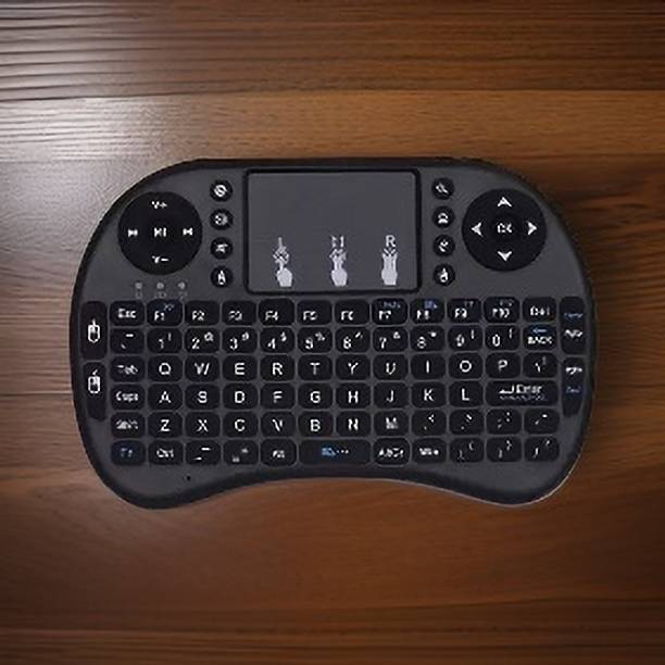 Clairbell B59_Hard key Mini Home Theater Keyboard: Touchpad Included Smart Connector Handheld Multi-device Keyboard Compatible with Desktop, Laptop, Mac