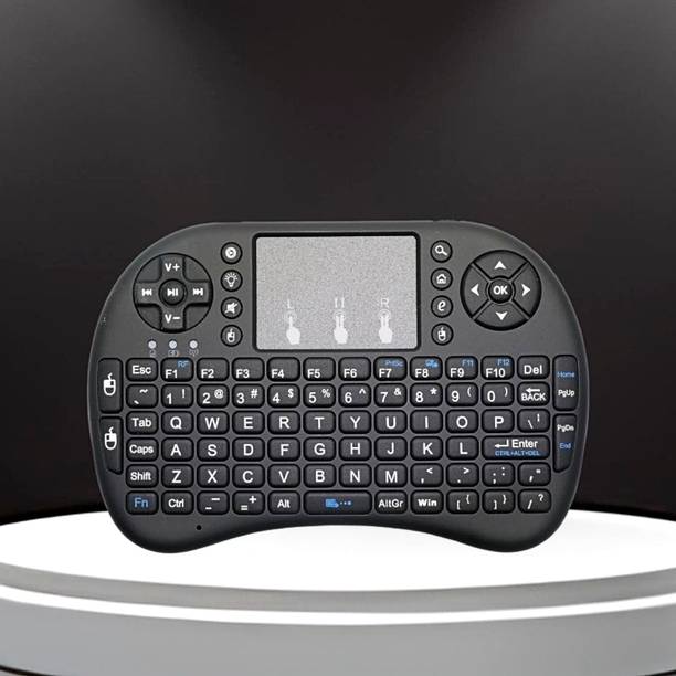 FRONY Bluetooth Wireless Keyboard with Slim & Portable Easy-Switch, TV & Laptop F502 Wireless Thumb-size Multi-device Keyboard Compatible with Desktop, Laptop, Mac