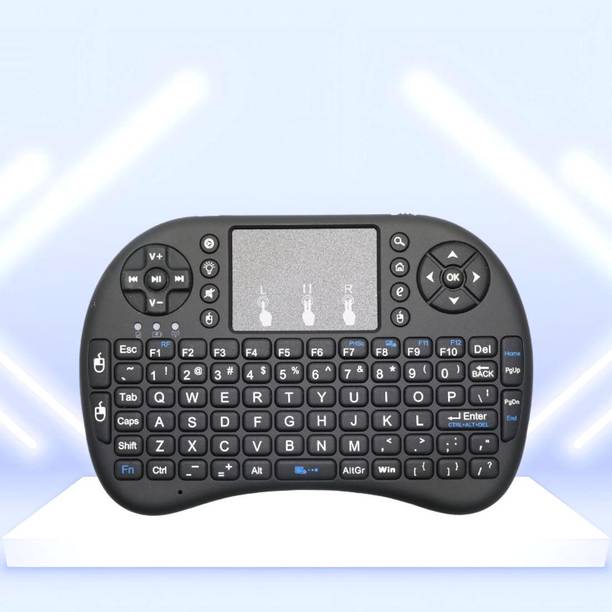 FRONY Bluetooth Wireless Keyboard with Slim & Portable Easy-Switch & TV & Laptop Z26 Wireless Thumb-size Multi-device Keyboard