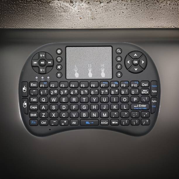 GUGGU A71_Hard key Mini Home Theater Keyboard: Touchpad Included Smart Connector Handheld Multi-device Keyboard Compatible with Desktop, Laptop, Mac
