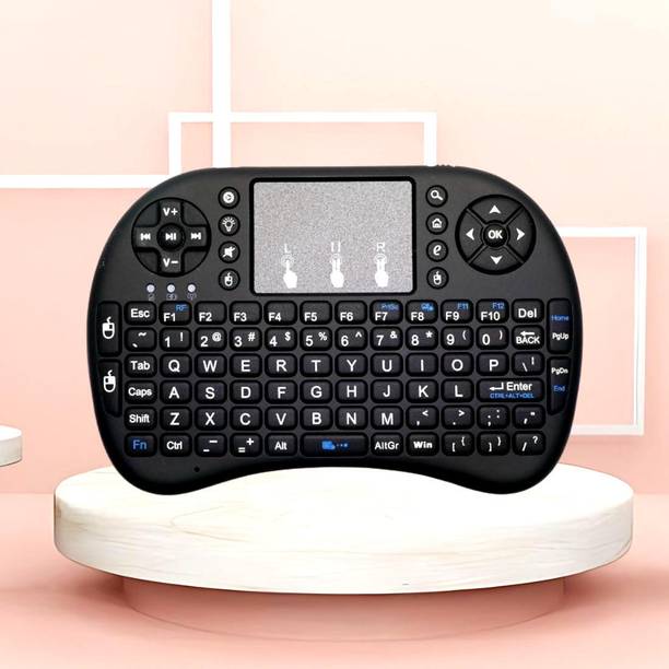 FRONY Bluetooth Wireless Keyboard with Slim & Portable Easy-Switch, TV & Laptop F18 Wireless Thumb-size Laptop Keyboard Compatible with Desktop, Laptop, Mac