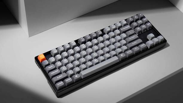 Keychron K8 Max QMK Wireless Mechanical Keyboard, Fully Assembled, RGB Backlight Aluminum Bluetooth Standard Multi-device Keyboard Compatible with Desktop, Laptop, Mac