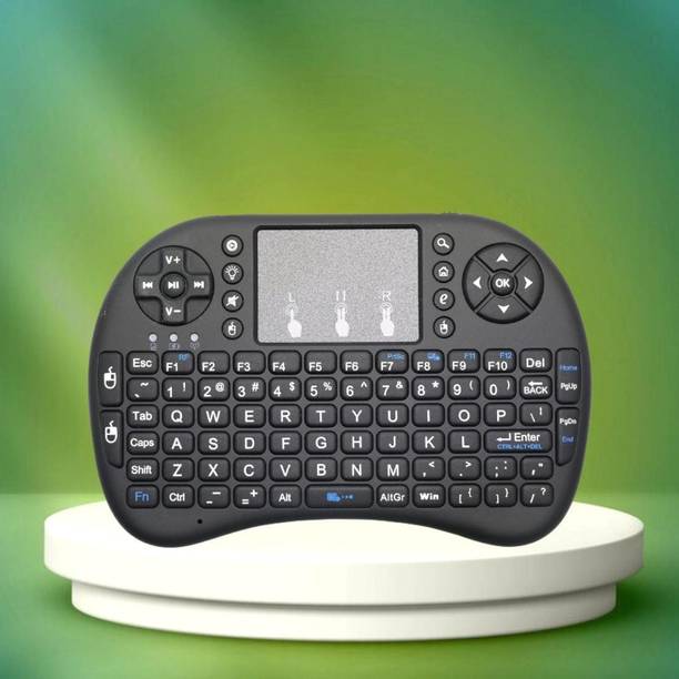 FRONY Bluetooth Wireless Keyboard with Slim & Portable Easy-Switch & TV & Laptop Z57 Wireless Thumb-size Multi-device Keyboard Compatible with Desktop, Laptop, Mac