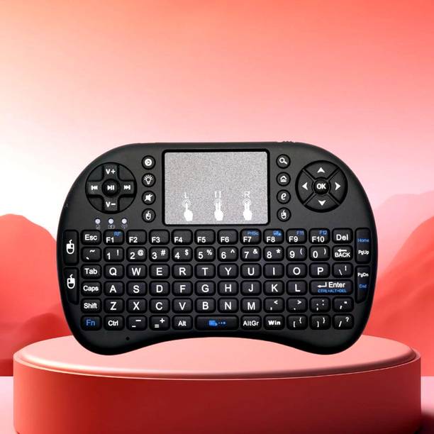 FRONY Bluetooth Wireless Keyboard with Slim & Portable Easy-Switch, TV & Laptop F186 Wireless Thumb-size Multi-device Keyboard Compatible with Desktop, Laptop, Mac