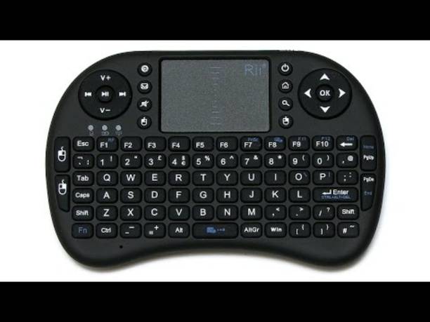 GUGGU Qwx_1447_Mini Wireless Keyboard with Touchpad Mouse, 2.4ghz Smart Connector Bluetooth Handheld Multi-device Keyboard Compatible with Desktop, Laptop, Mac