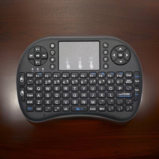 GUGGU P48_Hard key Mini Home Theater Keyboard: Touchpad Included Smart Connector Handheld Multi-device Keyboard Compatible with Desktop, Laptop, Mac