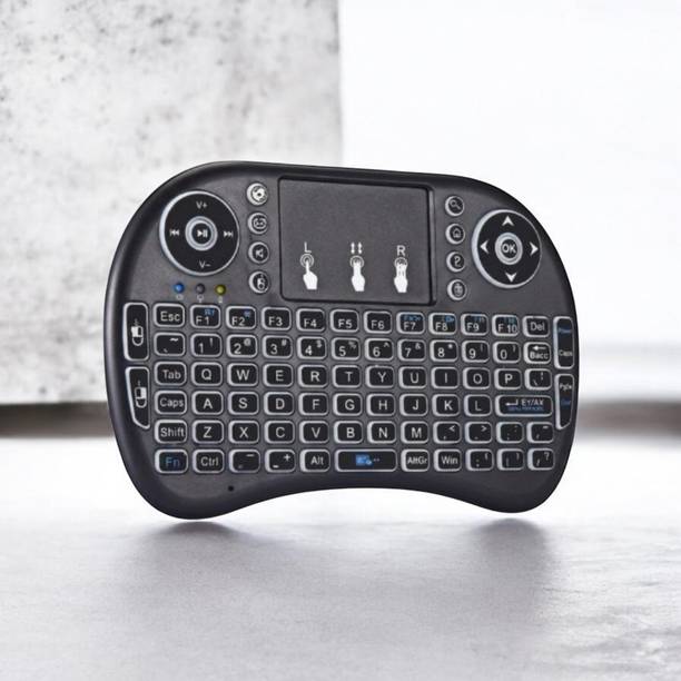 DAKSHWAY Mini Wireless Keyboard Touchpad Mouse Combo BK2564 Bluetooth Handheld Multi-device Keyboard Compatible with Laptop