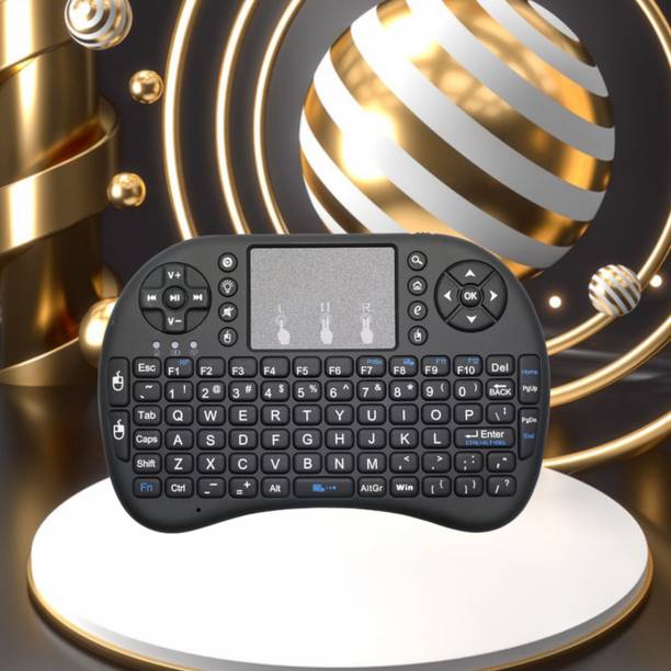 Clairbell Bluetooth Wireless Keyboard, Pocket Size USB Rechargeable Bluetooth KeyboardF487 Wireless Thumb-size Multi-device Keyboard Compatible with Desktop, Laptop, Mac