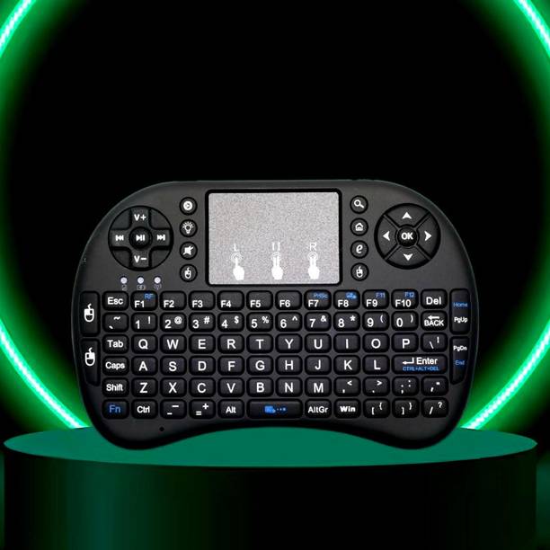 FRONY Bluetooth Wireless Keyboard with Slim & Portable Easy-Switch, TV & Laptop F63 Wireless Thumb-size Laptop Keyboard Compatible with Desktop, Laptop, Mac