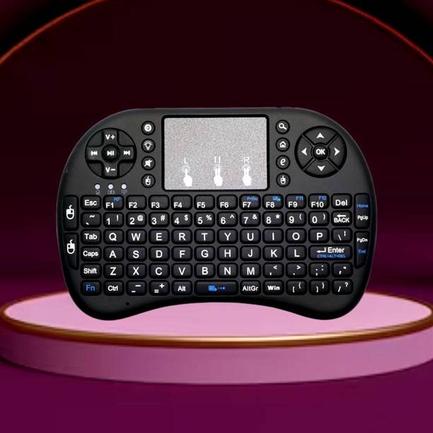 FRONY Bluetooth Wireless Keyboard with Slim & Portable Easy-Switch, TV & Laptop F61 Wireless Thumb-size Multi-device Keyboard Compatible with Desktop, Laptop, Mac