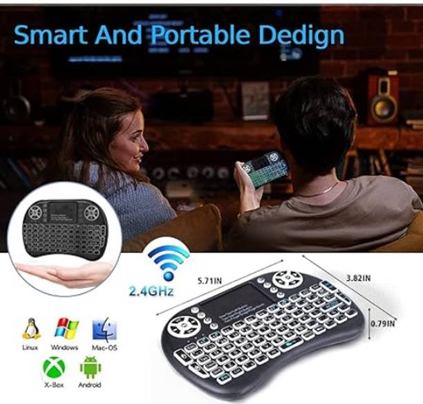 Clairbell BGF_872A_hard Keyboard with Backlight Touchpad Mouse, M