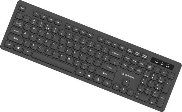 EARTHONIC K105-WLK Wireless Standard Multi-device Keyboard Compatible with Desktop