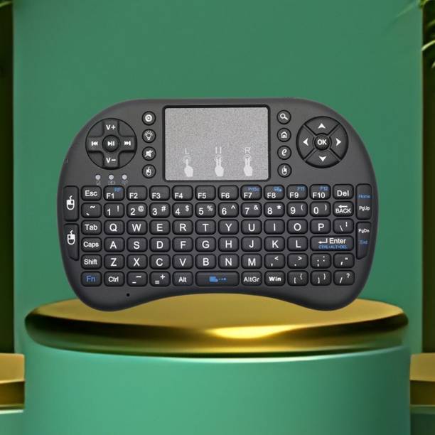 FRONY Bluetooth Wireless Keyboard with Slim & Portable Easy-Switch, TV & Laptop F373 Wireless Thumb-size Multi-device Keyboard Compatible with Desktop, Laptop, Mac