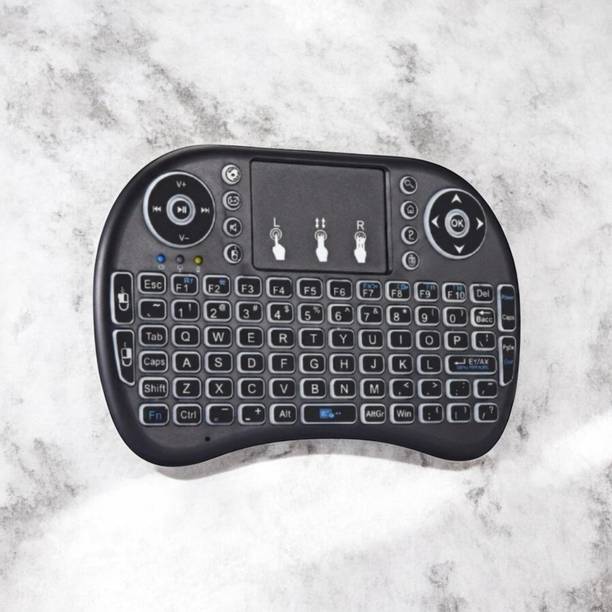 DAKSHWAY Mini Wireless Keyboard Touchpad Mouse Combo BK2609 Bluetooth Handheld Multi-device Keyboard Compatible with Laptop