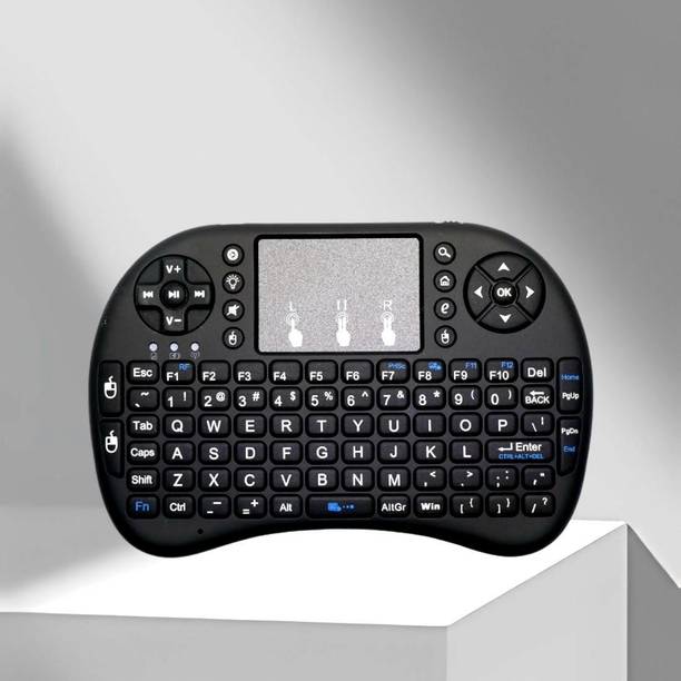 GUGGU Bluetooth Wireless Keyboard with Slim & Portable Easy-Switch, TV & Laptop F121 Wireless Thumb-size Multi-device Keyboard Compatible with Desktop, Laptop, Mac