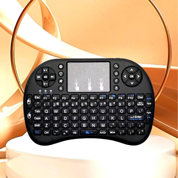 FRONY Bluetooth Wireless Keyboard with Slim & Portable Easy-Switch, TV & Laptop F117 Wireless Thumb-size Multi-device Keyboard Compatible with Desktop, Laptop, Mac