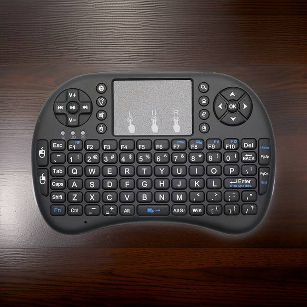 FRONY F05_Hard key Mini Home Theater Keyboard: Touchpad Included Smart Connector Handheld Multi-device Keyboard Compatible with Desktop, Laptop, Mac