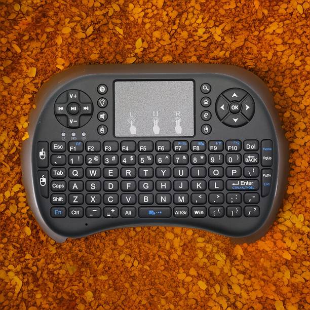Clairbell P42_Hard key Mini Home Theater Keyboard: Touchpad Included Smart Connector Handheld Multi-device Keyboard Compatible with Desktop, Laptop, Mac