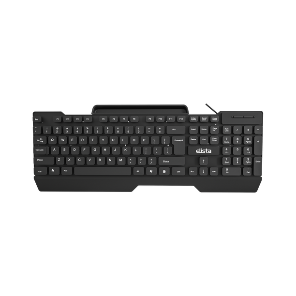 Elista ELS WK-711 Wired USB Standard Laptop Keyboard Compatible with Desktop, Laptop, Mac stand support