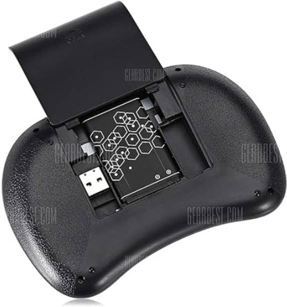 Clairbell BGF_861A_Mini Wireless Keyboard with Light with Attach, Mouse for pc, Tablets Wireless Thumb-size Multi-device Keyboard Compatible with Desktop, Laptop, Mac