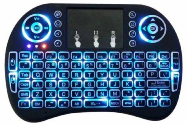 GUGGU Qwx_1456_Mini Wireless Keyboard with Touchpad Mouse, 2.4ghz Smart Connector Bluetooth Handheld Multi-device Keyboard