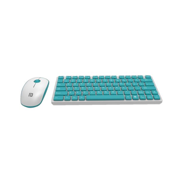 Portronics POR-373 Key2 & Mouse Combo Wireless Laptop-size Laptop Keyboard Compatible with Desktop, Laptop, Mac Compact Light-Weight for PCs, Laptops and Smart TV
