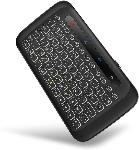 Tobo H20 Mini Wireless Handheld Keyboard Remote with Touchpad Mouse TD-600KM Bluetooth, Wireless Handheld Laptop Keyboard Compatible with Desktop, Laptop, Mac