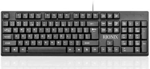rionix Ritro Gaming Key Wired USB Standard Multi-device Keyboard Compatible with Desktop, Laptop, Tablet