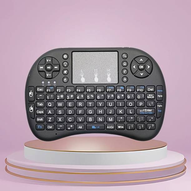 FRONY Bluetooth Wireless Keyboard with Slim & Portable Easy-Switch & TV & Laptop Z300 Wireless Thumb-size Multi-device Keyboard