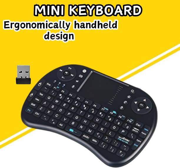 GUGGU Bluetooth (Wireless Keyboard)Pocket Size USB Rechargeable Bluetooth KeyboardH428 Wireless Thumb-size Multi-device Keyboard Compatible with Desktop, Laptop, Mac
