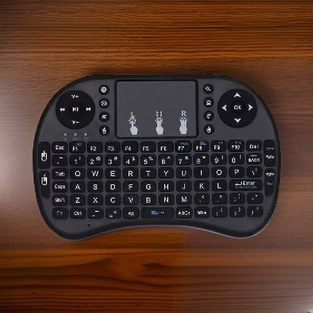 GUGGU Y85_Hard key Mini Home Theater Keyboard: Touchpad Included Smart Connector Handheld Multi-device Keyboard Compatible with Desktop, Laptop, Mac