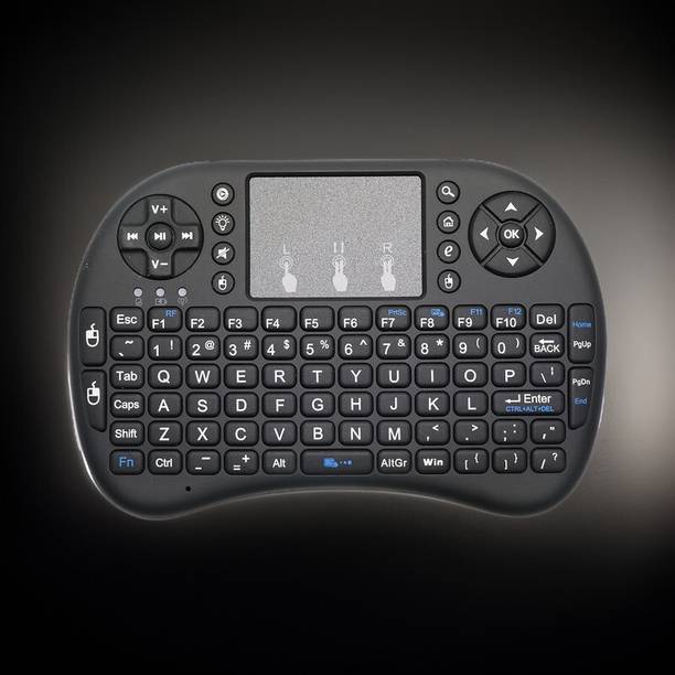 FRONY R67_Hard key Mini Home Theater Keyboard: Touchpad Included Smart Connector Handheld Multi-device Keyboard Compatible with Desktop, Laptop, Mac