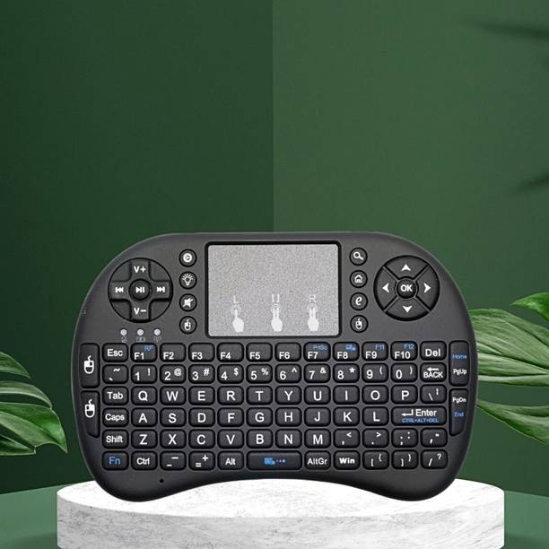 FRONY Bluetooth Wireless Keyboard with Slim & Portable Easy-Switch & TV & Laptop Z407 Wireless Thumb-size Multi-device Keyboard Compatible with Desktop, Laptop, Mac