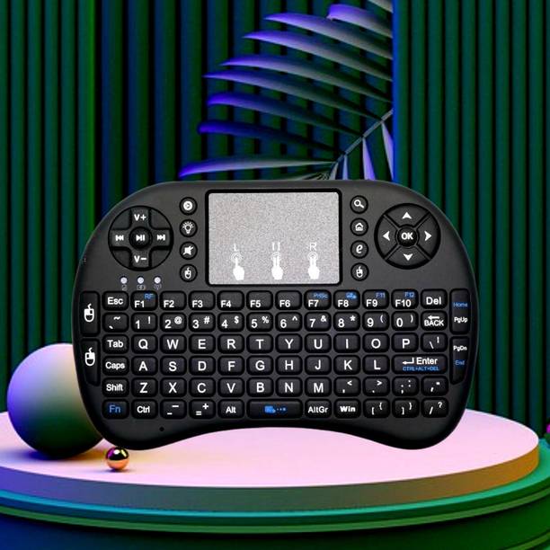 FRONY Bluetooth Wireless Keyboard with Slim & Portable Easy-Switch, TV & Laptop F134 Wireless Thumb-size Multi-device Keyboard