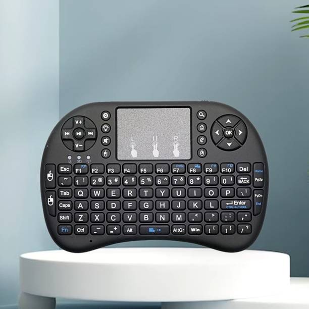 FRONY Bluetooth Wireless Keyboard with Slim & Portable Easy-Switch & TV & Laptop Z366 Wireless Thumb-size Multi-device Keyboard Compatible with Desktop, Laptop, Mac