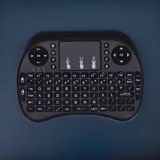 Clairbell U90_Hard key Mini Home Theater Keyboard: Touchpad Included Smart Connector Handheld Multi-device Keyboard Compatible with Desktop, Laptop, Mac