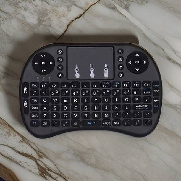 YAROH C81_Hard key Mini Home Theater Keyboard: Touchpad Included Smart Connector Handheld Multi-device Keyboard Compatible with Desktop, Laptop, Mac