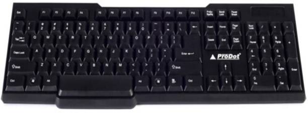 PRODOT usb -207 Wired USB Standard Multi-device Keyboard Compatible with Desktop, Laptop, Mac