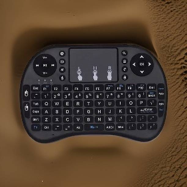 Clairbell M65_Hard key Mini Home Theater Keyboard: Touchpad Included Smart Connector Handheld Multi-device Keyboard Compatible with Desktop, Laptop, Mac