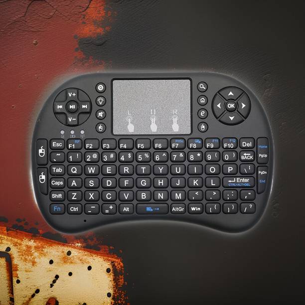 Clairbell C92_Hard key Mini Home Theater Keyboard: Touchpad Included Smart Connector Handheld Multi-device Keyboard Compatible with Desktop, Laptop, Mac