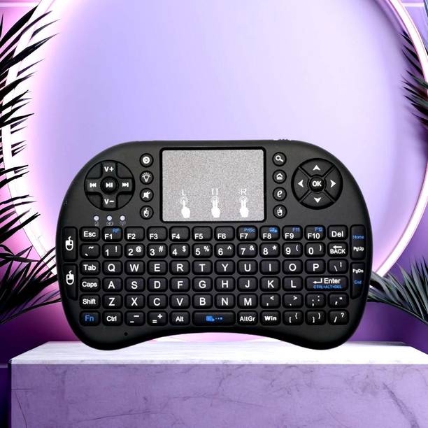 FRONY Bluetooth Wireless Keyboard with Slim & Portable Easy-Switch, TV & Laptop F184 Wireless Thumb-size Multi-device Keyboard Compatible with Desktop, Laptop, Mac