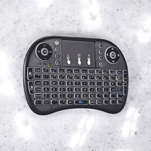 DAKSHWAY Mini Wireless Keyboard Touchpad Mouse Combo BK2661 Bluetooth Handheld Laptop Keyboard Compatible with Laptop