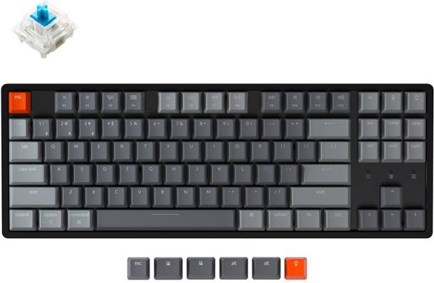 Keychron K8 Wireless Mechanical Keyboard Wired USB, Wireless, Bluetooth Tenkeyless Multi-device Keyboard