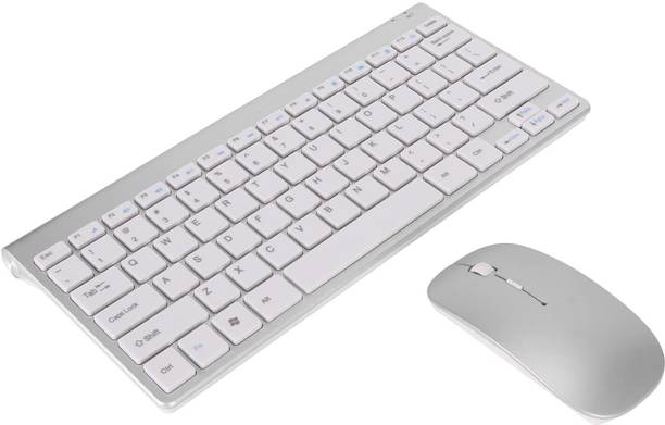 EBOFAB Wireless Keyboard and Mouse Combo, Slim Wireless Computer Keyboard, Ergonomic Wireless Standard Multi-device Keyboard Compatible with Desktop, Laptop, Mac