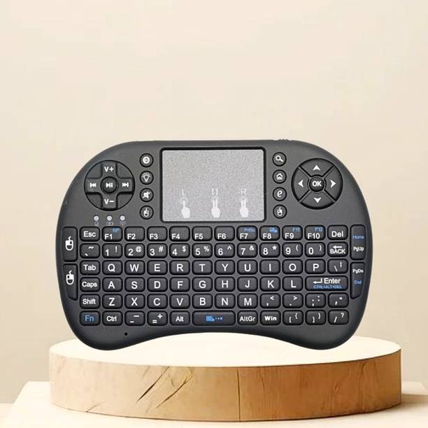 FRONY Bluetooth Wireless Keyboard with Slim & Portable Easy-Switch & TV & Laptop Z268 Wireless Thumb-size Multi-device Keyboard