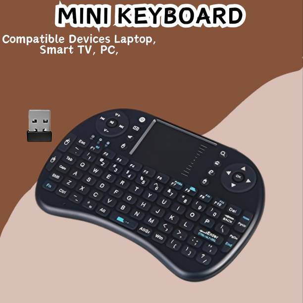 Clairbell Bluetooth (Wireless Keyboard)Pocket Size USB Rechargeable Bluetooth Keyboardk381 Wireless Thumb-size Multi-device Keyboard Compatible with Desktop, Laptop, Mac