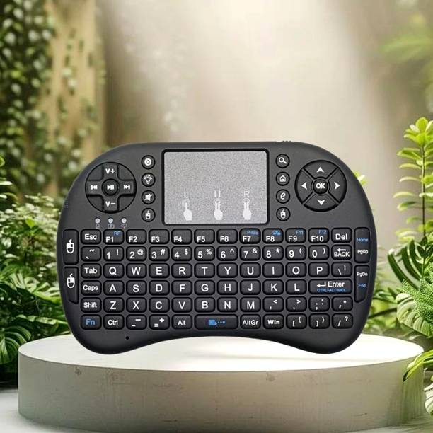 FRONY Bluetooth Wireless Keyboard with Slim & Portable Easy-Switch & TV & Laptop Z384 Wireless Thumb-size Multi-device Keyboard Compatible with Desktop, Laptop, Mac