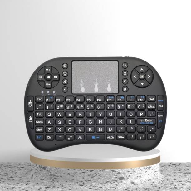 Clairbell Bluetooth Wireless Keyboard, Pocket Size USB Rechargeable Bluetooth KeyboardF90 Wireless Thumb-size Multi-device Keyboard Compatible with Desktop, Laptop, Mac