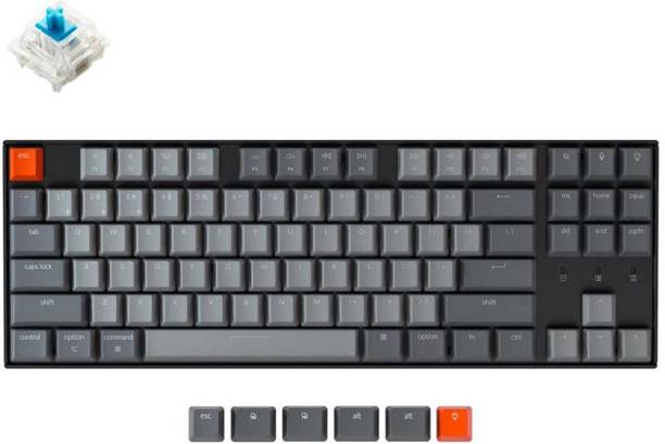 Keychron K8 Wireless Mechanical Keyboard | RGB | Plastic frame | TKL Wired USB, Wired USB, Wireless Tenkeyless Multi-device Keyboard