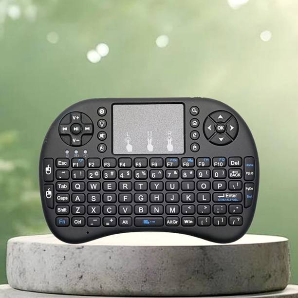 FRONY Bluetooth Wireless Keyboard with Slim & Portable Easy-Switch, TV & Laptop F414 Wireless Thumb-size Multi-device Keyboard Compatible with Desktop, Laptop, Mac